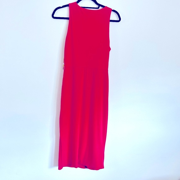 Rachel Rachel Roy NWT Fuchsia Pink Twist Front Tank Dress Size M - Picture 10 of 10